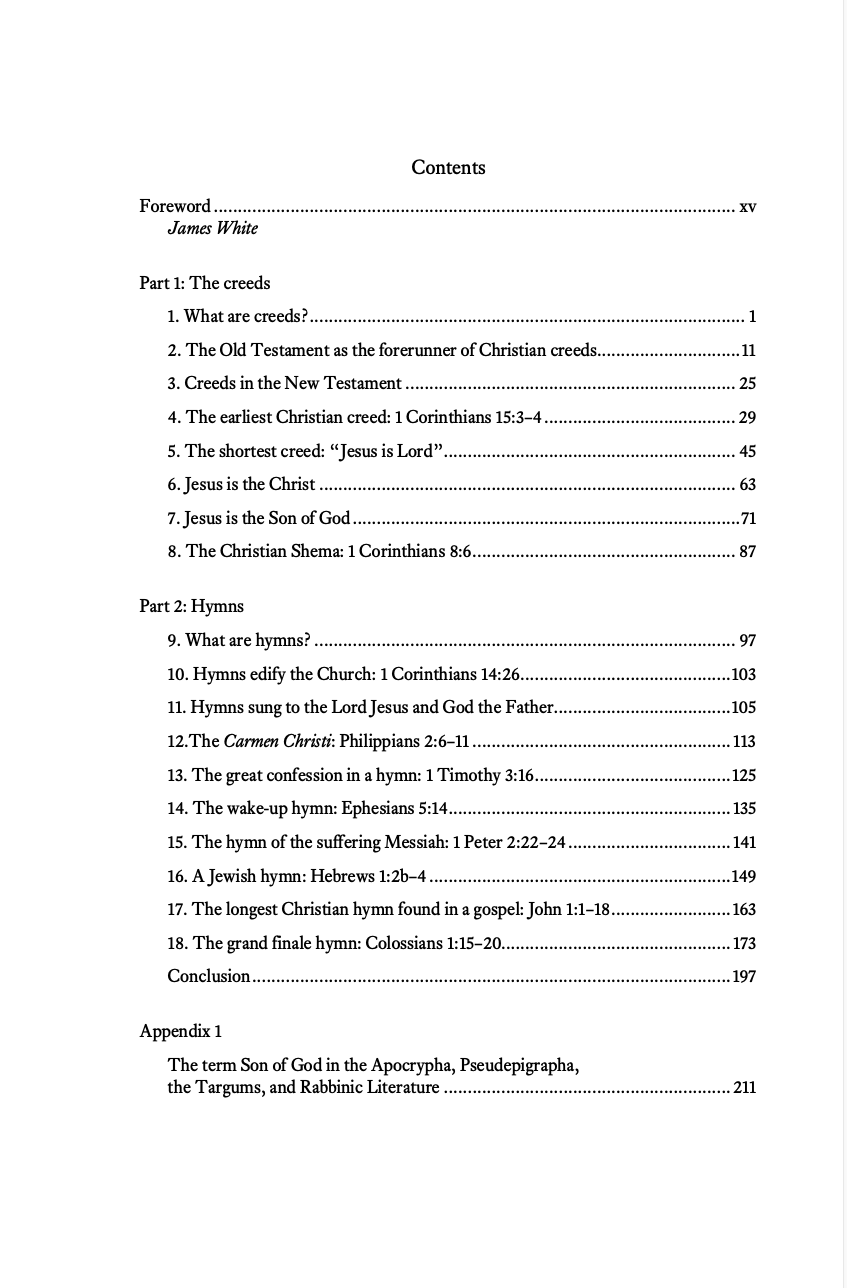 Table of Contents
